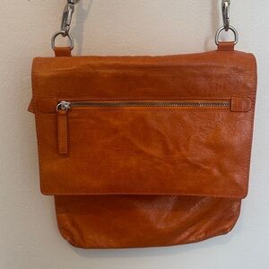 Maurizio Taiuti Orange Crossbody Bag